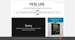 Desktop Screenshot of mercuryhomesearch.com
