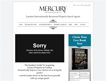 Tablet Screenshot of mercuryhomesearch.com